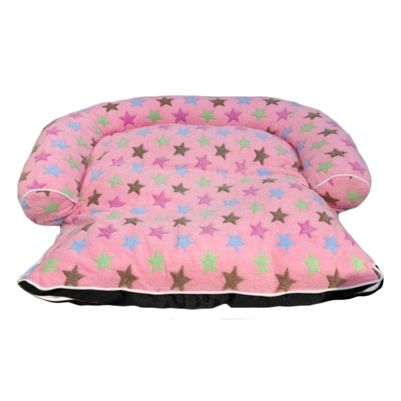 ACE PET ACE PET Loving Star Pink Furry Empress Dog Bed Dog Accessories