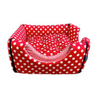 ACE PET ACE PET Polkadot Non-Fur Cosy Dog Bed Dog Accessories