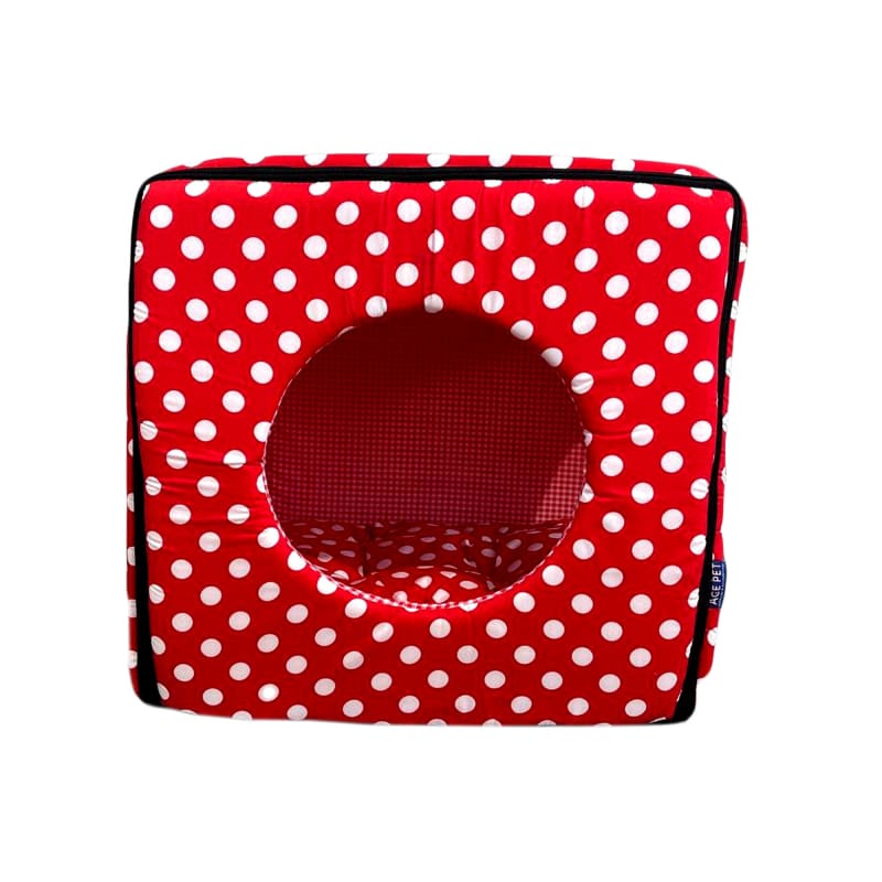 ACE PET ACE PET Polkadot Non-Fur Cosy Dog Bed Dog Accessories