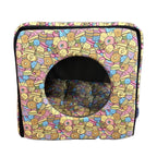 ACE PET ACE PET Sweet Tooth Black Non-Fur Cosy Dog Bed Dog Accessories