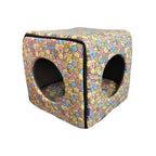 ACE PET ACE PET Sweet Tooth Black Non-Fur Cosy Dog Bed Dog Accessories