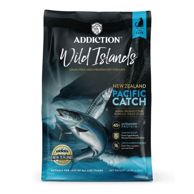Addiction Addiction Wild Islands New Zealand Pacific Catch Grain-Free Dry Cat Food (2 Sizes) Cat Food & Treats