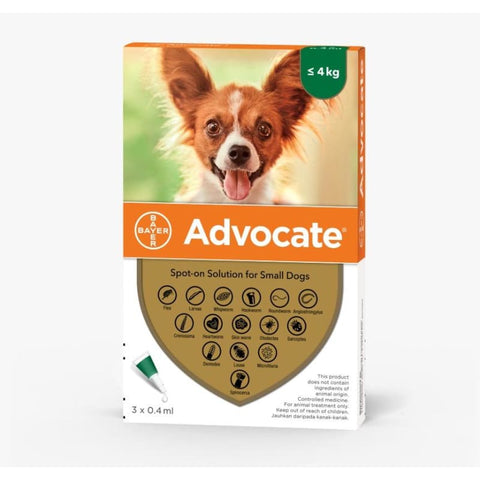 Advocate Advocate for Small Dogs up to 4kg Dog Healthcare