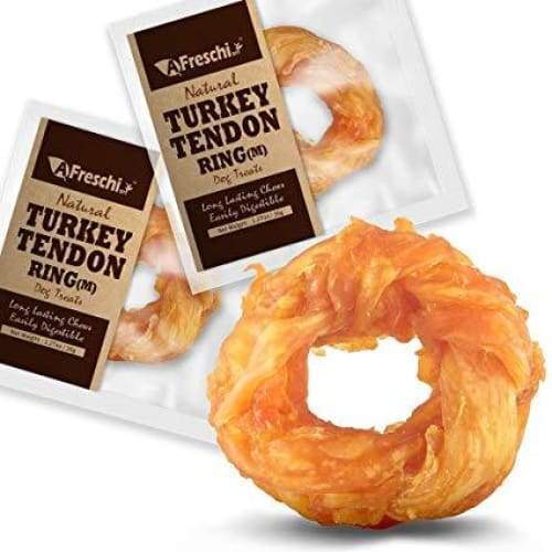 Afreschi Afreschi Natural Turkey Tendon Ring 2 Sizes Dog Food & Treats