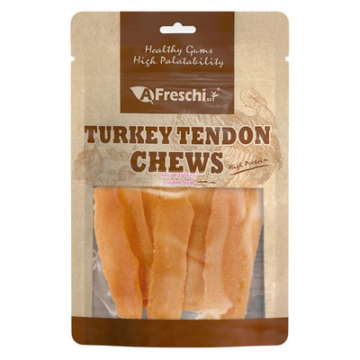 Afreschi [BUY 2 GET 1 FREE] Afreschi Sliced Turkey Tendon Stripe Dog Chew 120g Dog Food & Treats