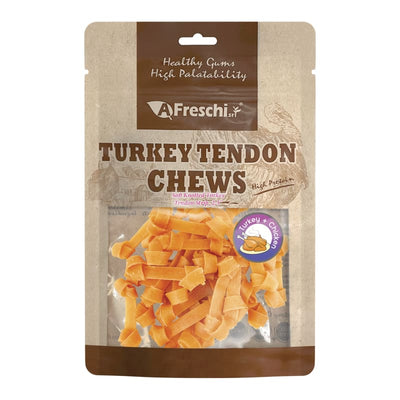 Afreschi [BUY 2 GET 1 FREE] Afreschi Soft Knotted Turkey Tendon Stripe Dog Chew 80g Dog Food & Treats