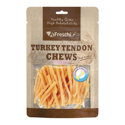 Afreschi [BUY 2 GET 1 FREE] Afreschi Turkey Breast Stripe with Calcium Dog Chew 115g Dog Food & Treats