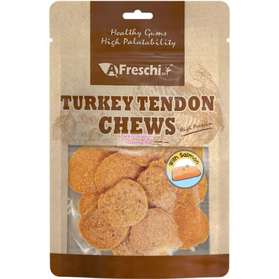 Afreschi [BUY 2 GET 1 FREE] Afreschi Turkey Tendon & Salmon Chip Chew Dog Food & Treats