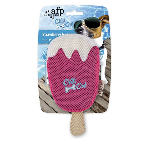 All For Paws [20% OFF] All For Paws Chill Out Strawbery Ice Cream Dog Toy Dog Accessories