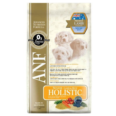 ANF [20% OFF] ANF Holistic Senior Lamb & Rice Dry Dog Food 7.5kg Dog Food & Treats