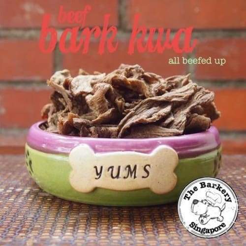 The Barkery Singapore The Barkery Beef Bark-Kwa Dehydrated Dog Treats 80g Dog Food & Treats