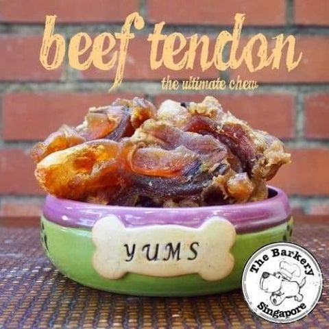The Barkery Singapore The Barkery Beef Tendons Dehydrated Dog Treats 200g Dog Food & Treats