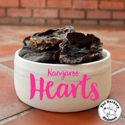The Barkery Singapore The Barkery Kangaroo Hearts Dehydrated Dog Treats 100g Dog Food & Treats