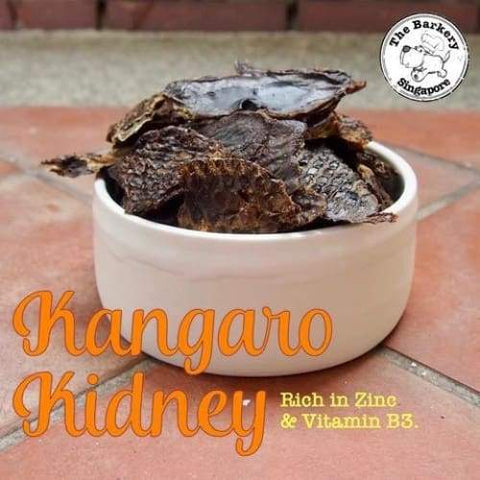 The Barkery Singapore The Barkery Kangaroo Kidney Dehydrated Dog Treats 100g Dog Food & Treats