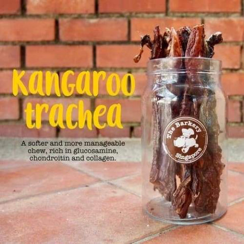 The Barkery Singapore The Barkery Kangaroo Trachea Dehydrated Dog Treats 100g Dog Food & Treats
