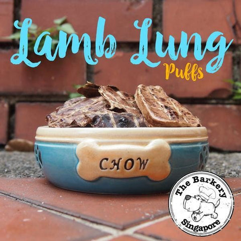 The Barkery Singapore The Barkery Lamb Lungs Dehydrated Dog Treats 50g Dog Food & Treats