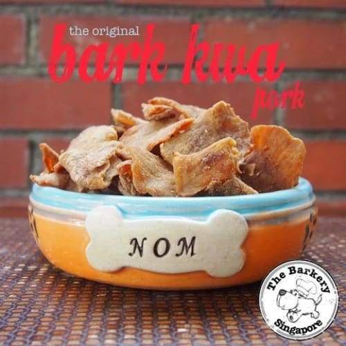 The Barkery Singapore The Barkery Pork Bark-Kwa Dehydrated Dog Treats 80g Dog Food & Treats