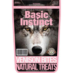 Basic Instinct Basic Instinct Venison Bites Natural Dog Treats 200g Dog Food & Treats