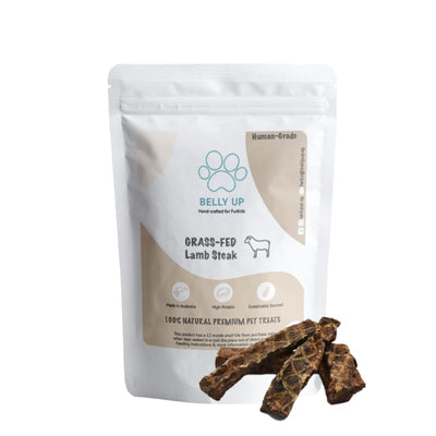 Belly Up Belly Up Lamb Steak Air-Dried Cat & Dog Treats (3 Sizes) Dog Food & Treats
