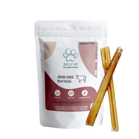 Belly Up Belly Up Odour-Free Beef Bully Sticks Dog Chew (2 Sizes) Dog Food & Treats