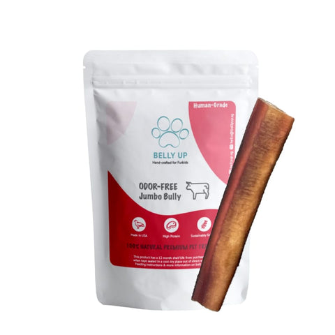 Belly Up Belly Up Odour-Free Beef Jumbo Dog Chew 6” Dog Food & Treats