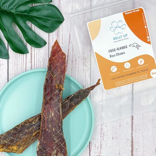 Belly Up Belly Up Roo Chew Air-Dried Dog Treats 70g (Short) Dog Food & Treats