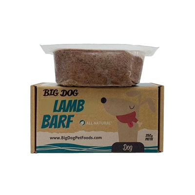 Big Dog Big Dog BARF Lamb Frozen Raw Dog Food 250g Dog Food & Treats