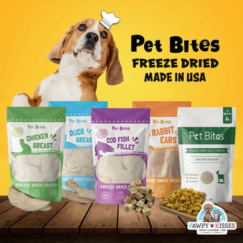 Pet Bites [3 FOR $30 | MIX & MATCH] Pet Bites Freeze Dried Cat & Dog Treats Dog Treats