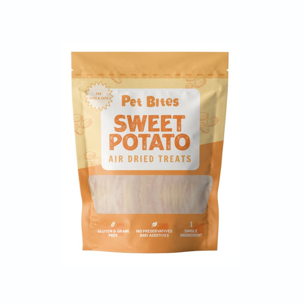 Pet Bites [22% OFF] Pet Bites Sweet Potato Wedges Air Dried Cat & Dog Treats 1kg Dog Food & Treats