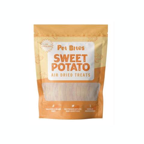 Pet Bites [22% OFF] Pet Bites Sweet Potato Wedges Air Dried Cat & Dog Treats 1kg Dog Food & Treats