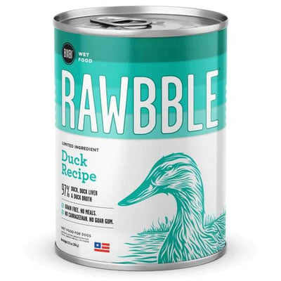 BIXBI BIXBI RAWBBLE Duck Recipe Canned Dog Food 354g Dog Food & Treats