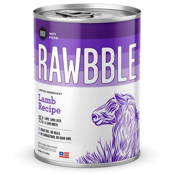 BIXBI BIXBI RAWBBLE Lamb Recipe Canned Dog Food 354g Dog Food & Treats
