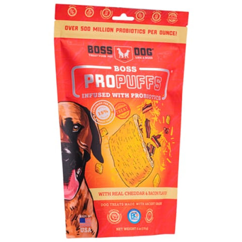 Boss Dog [BUY 2 FREE 1] Boss Dog Propuffs Cheddar & Bacon Dog Treats 170g Dog Food & Treats