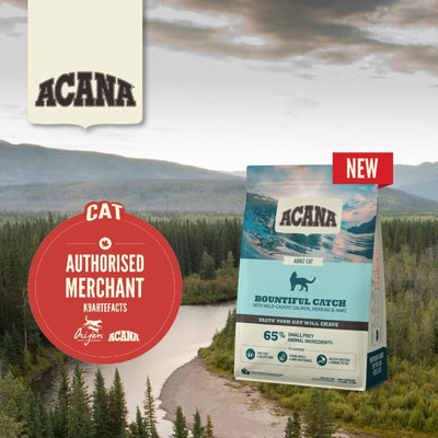 ACANA [UP TO EXTRA 28% OFF] ACANA Bountiful Catch Dry Cat Food (2 Sizes) Cat Food & Treats