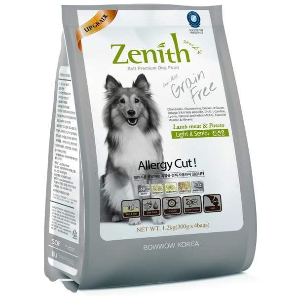 Bow Wow Zenith Bow Wow Zenith Light & Senior Semi Moist Dry Dog Food 1.2kg Dog Food & Treats