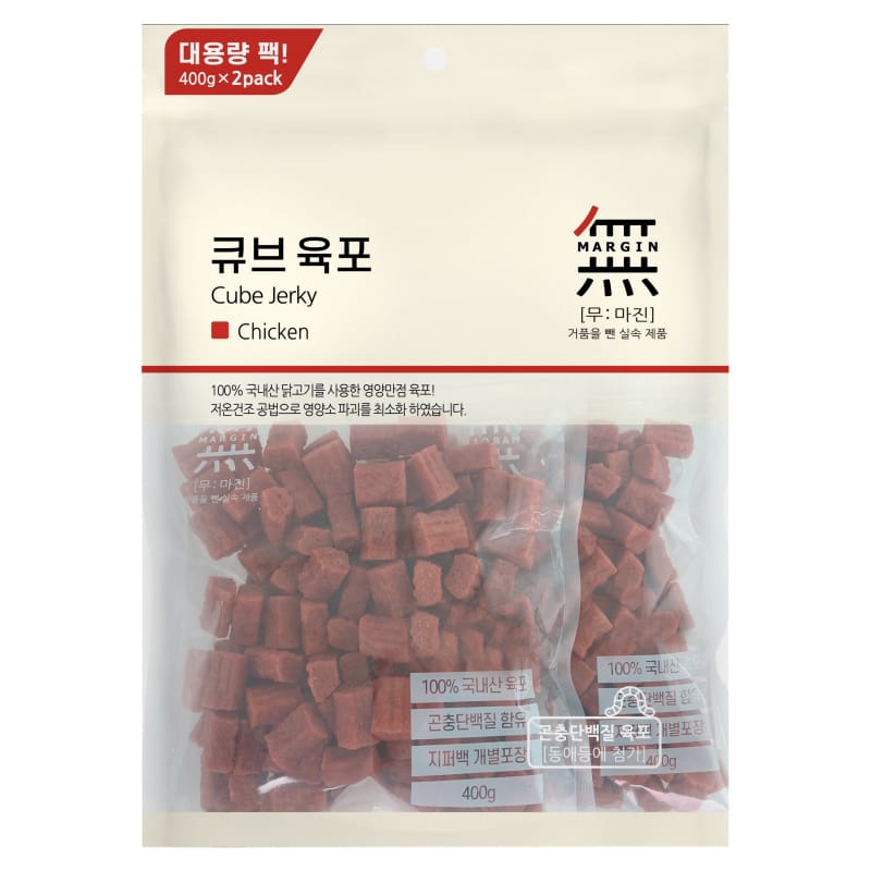 Bow Wow Bow Wow Mumargin Cube Jerky Chicken Dog Treats 800g Dog Food & Treats
