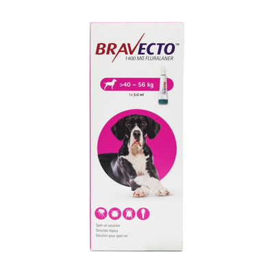 Bravecto Bravecto Flea & Tick Spot On Solution for Extra Large Dogs (40kg>) Dog Healthcare