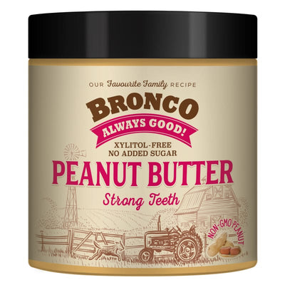 Bronco Bronco Peanut Butter Strong Teeth Dog Treats 250g Dog Food & Treats