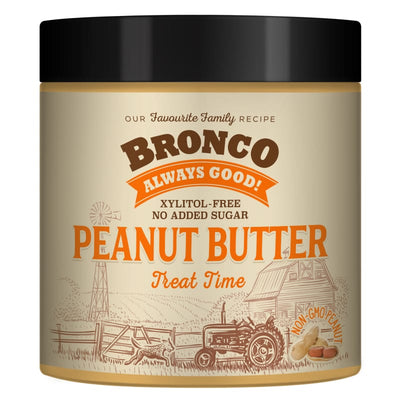 Bronco Bronco Peanut Butter Treat Time Dog Treats 250g Dog Food & Treats