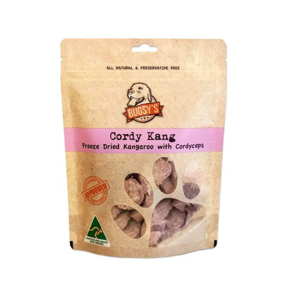 Bugsy Bugsy Functional Treats Cordy Kang (Freeze Dried Australian Kangaroo with Cordyceps) for Dogs 70g Dog Food & Treats