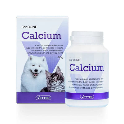 Vetter [UP TO 44% OFF] Vetter Calcium Supplements for Dogs & Cats 90g Dog Healthcare