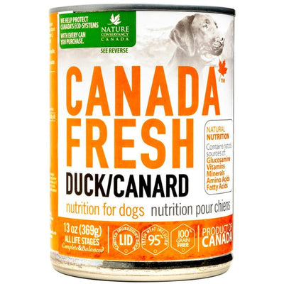 Canada Fresh [12 FOR $64.80] Canada Fresh Duck Canned Dog Food 369g Dog Food & Treats