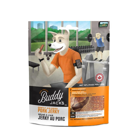 Canadian Jerky Canadian Jerky Buddy Jack’s Pork Air-dried Dog Treats 2oz Dog Food & Treats