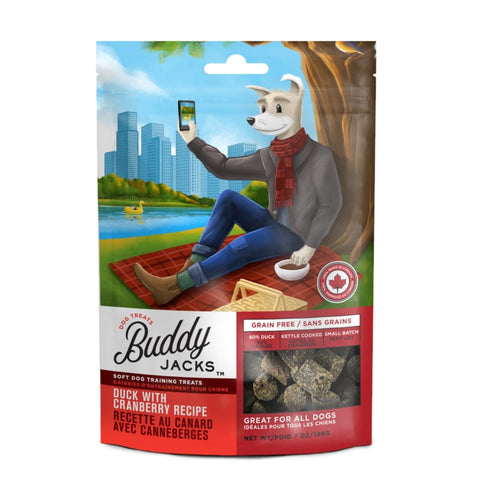 Canadian Jerky Canadian Jerky Buddy Jack’s Duck with Cranberry Recipe Training Soft Dog Treats 7oz Dog Food & Treats