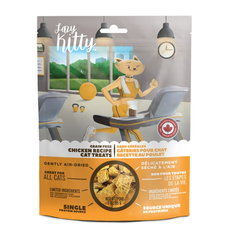 Canadian Jerky Canadian Jerky Lazy Kitty Grain-free Chicken Recipe Air-dried Cat Treats 3oz Cat Food & Treats