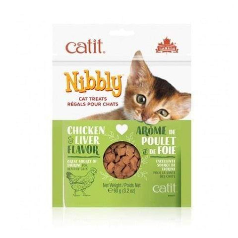 Catit Catit Nibbly Cat Treats - Chicken & Liver Flavour 90g Cat Food & Treats