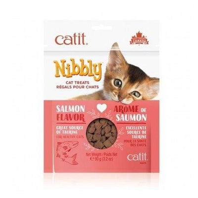 Catit Catit Nibbly Cat Treats - Salmon Flavour Cat Food & Treats