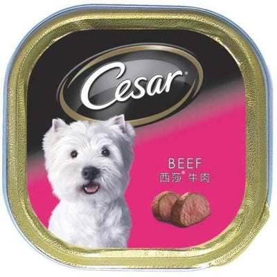 Cesar Cesar Beef Pate Tray Dog Food 100g Dog Food & Treats