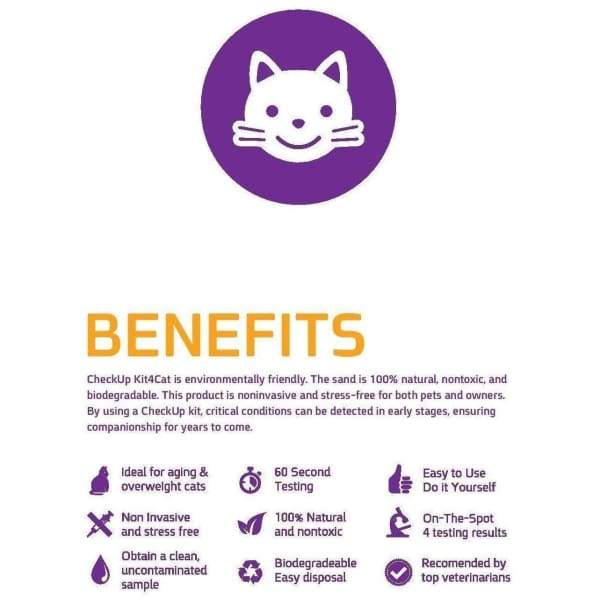CheckUp CheckUp Kit - At Home Wellness Test for Cats Cat Healthcare