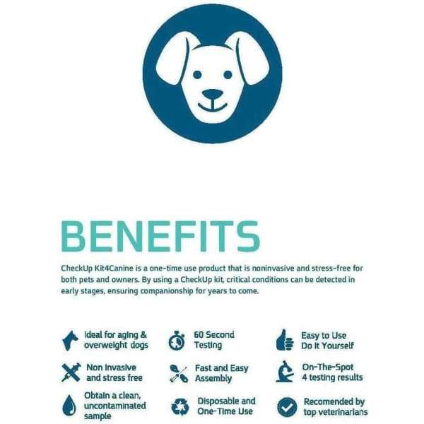 CheckUp CheckUp Kit - At Home Wellness Test for Dogs Dog Healthcare